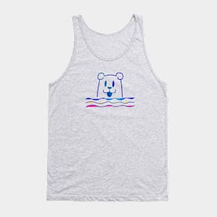 Swimming Dog Tank Top